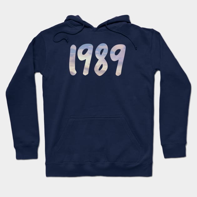 1989 Blue Sky Hoodie by Fun Shirt Store